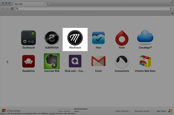 Mockvault google chrome
